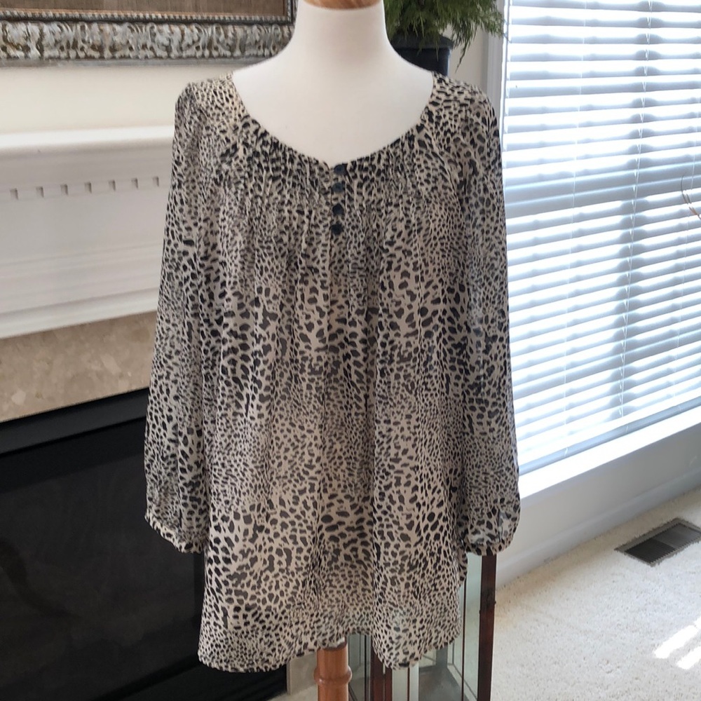 Chico’s Animal Print Top